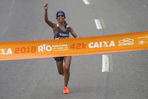 Mirela Andrade, prata na maratona em 2018 / Foto: Thiago Dizz/Divulgação